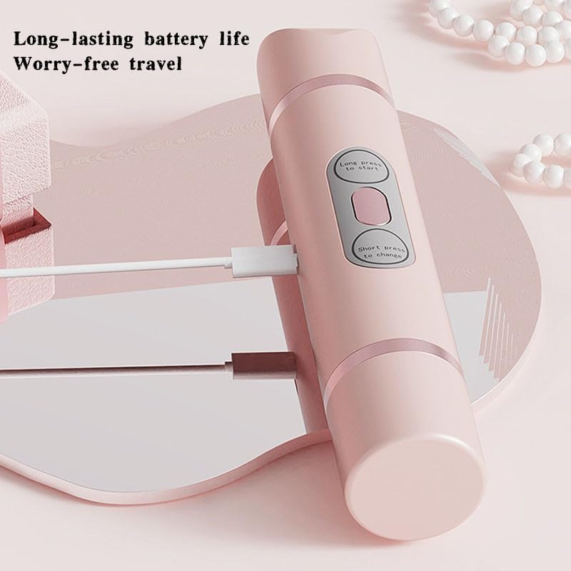 Favorabler-D Shaver for Women, Favorabler Lady Shaver, Dual Head Comfort 2 in 1 Electric Lady IPX7 Waterproof Wet and Dry Bikini Trimmer (Pink)