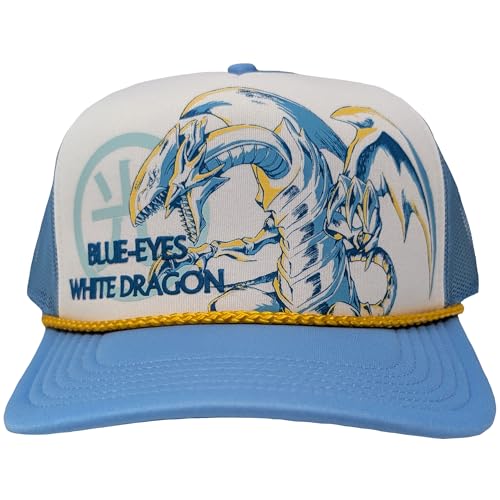 Ripple Junction Yu-Gi-Oh! Duel Monsters Blue Eyes White Dragon Adult Trucker Hat Multicolor