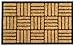 Imports Decor Rubber Back Coir Doormat, Basket Weave, 18-Inch by 30-Inch