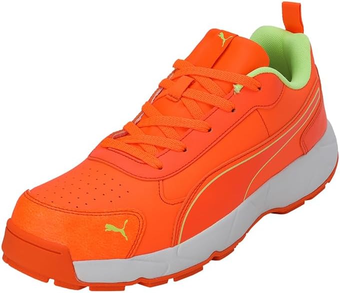 PUMAMen Cricket Classicat Ultra Orange-Fast Yellow White