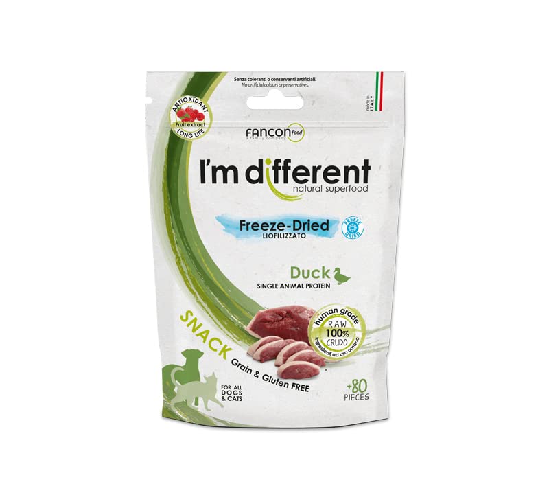 I'm different, snack liofilizzato monoproteico Anatra