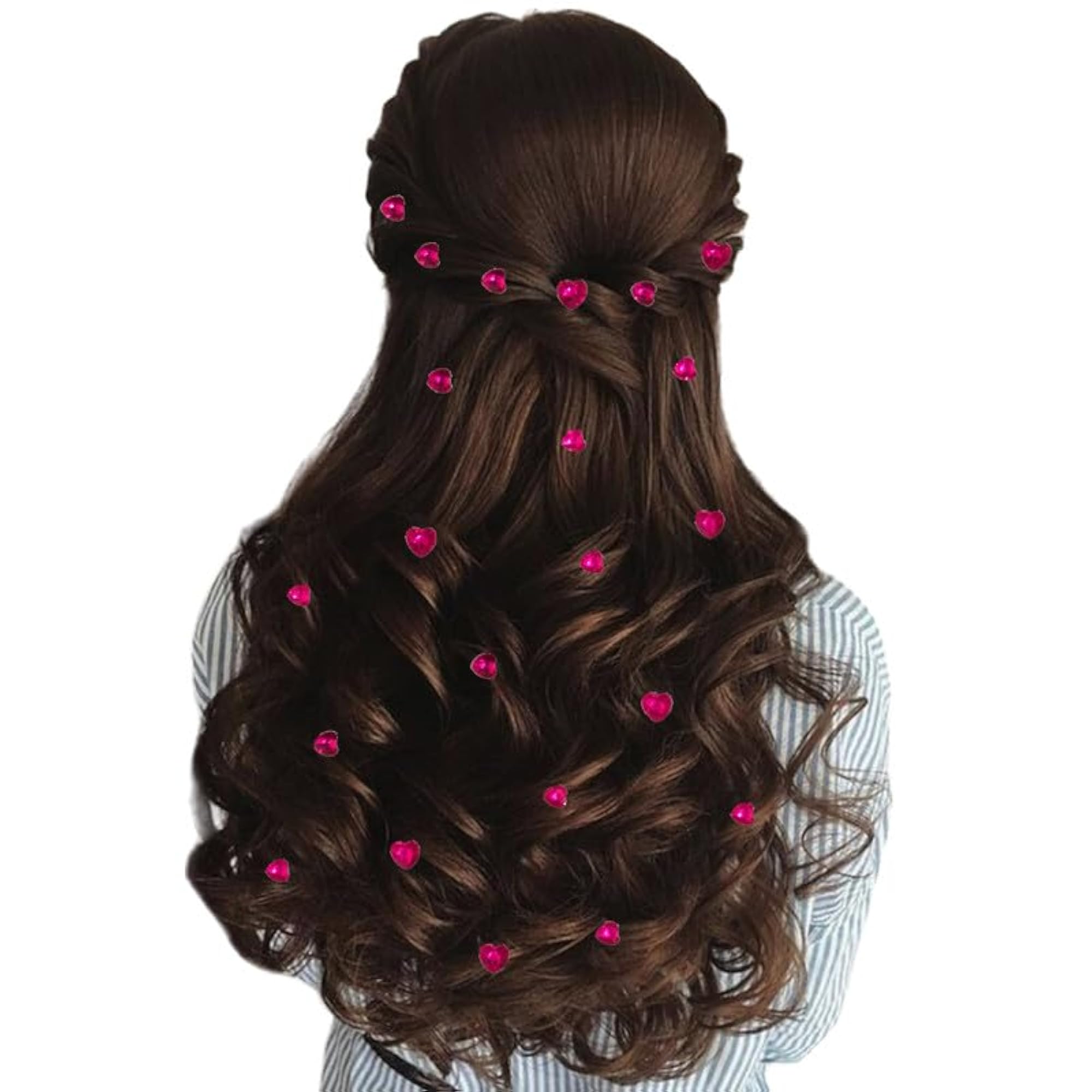 Heart-Shaped Stickers, 36 Pieces for DIY Styling