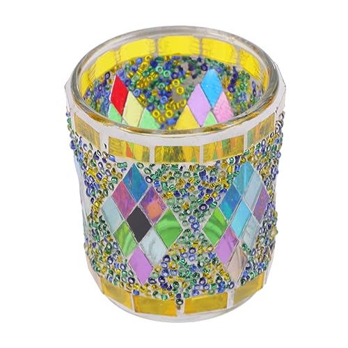 LIFKOME Portavelas De Vintage Decoración Hogar Fiestas y Bodas Vaso De Portavelas Perfumadas