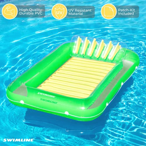 image for SWIMLINE Original Suntan Tub Classic Edition Inflatable Floating Loung