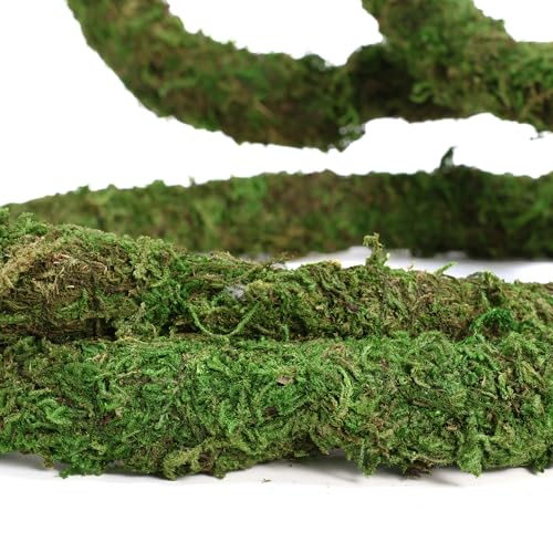 image for USMOLA Moss Vine for Reptiles, Bendable Climbing Vines Reptile Tank Ac