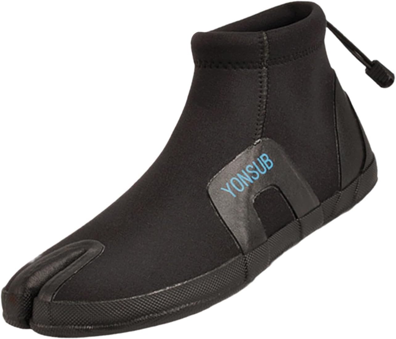 harayaa Diving Boots Non Slip Surf Booties Neoprene Water Sports Footwear Rubber Sole Split Toe Adjustable Drawstring Soft Breathable Design Suitable for Swim