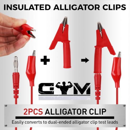 Image of 24-Piece Back Probe Kit, Multimeter Back Probe Pins with Test Leads, Alligator Clips, Piercing Probes, Automotive Electrical Circuit Diagnostic Tool Set for Car Repair