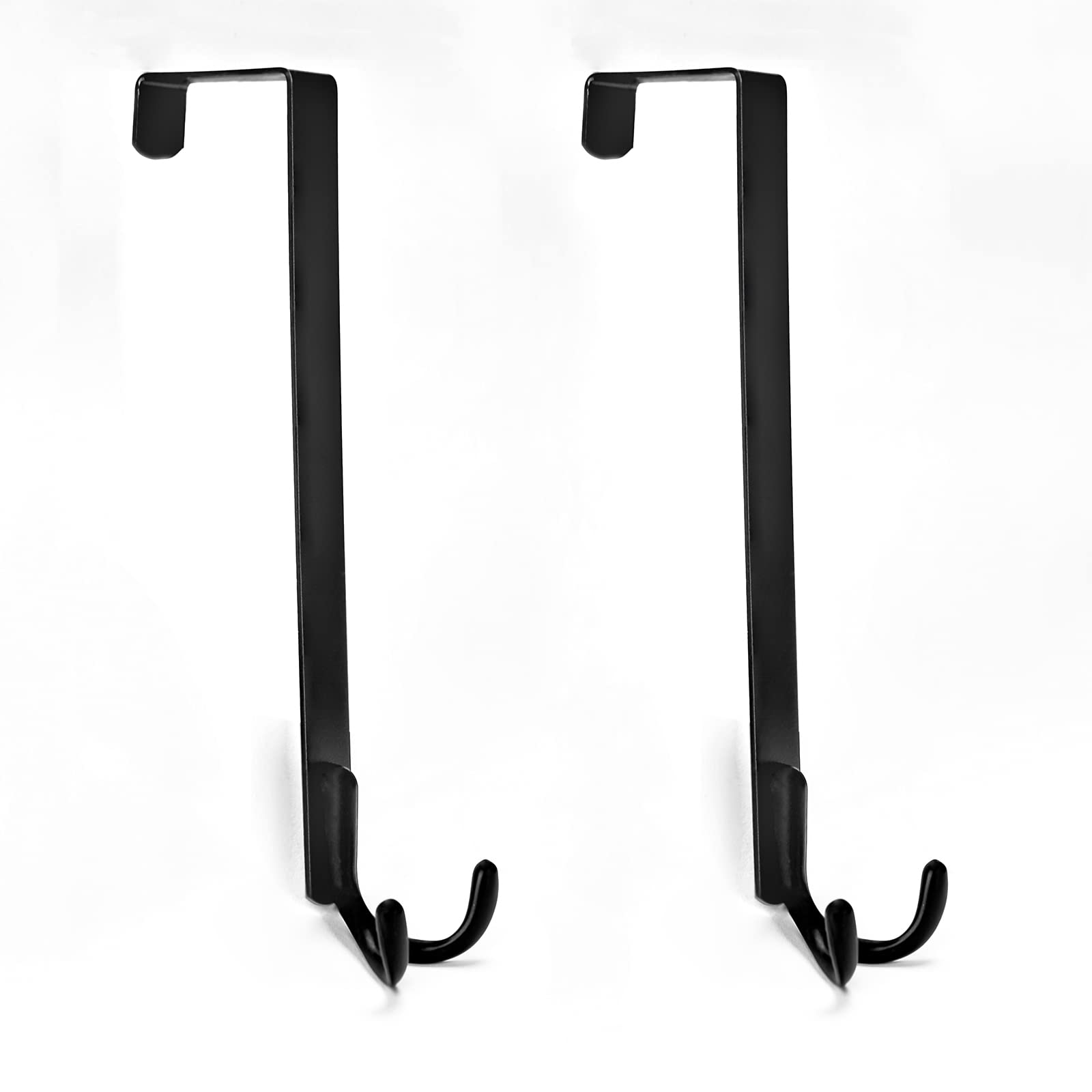 Encozy Over The Door Hook Hanger,Heavy-Duty Organizer for Coat, Towel, Bag, Robe - 5 Hooks (2 Strong Hooks 2pcs)