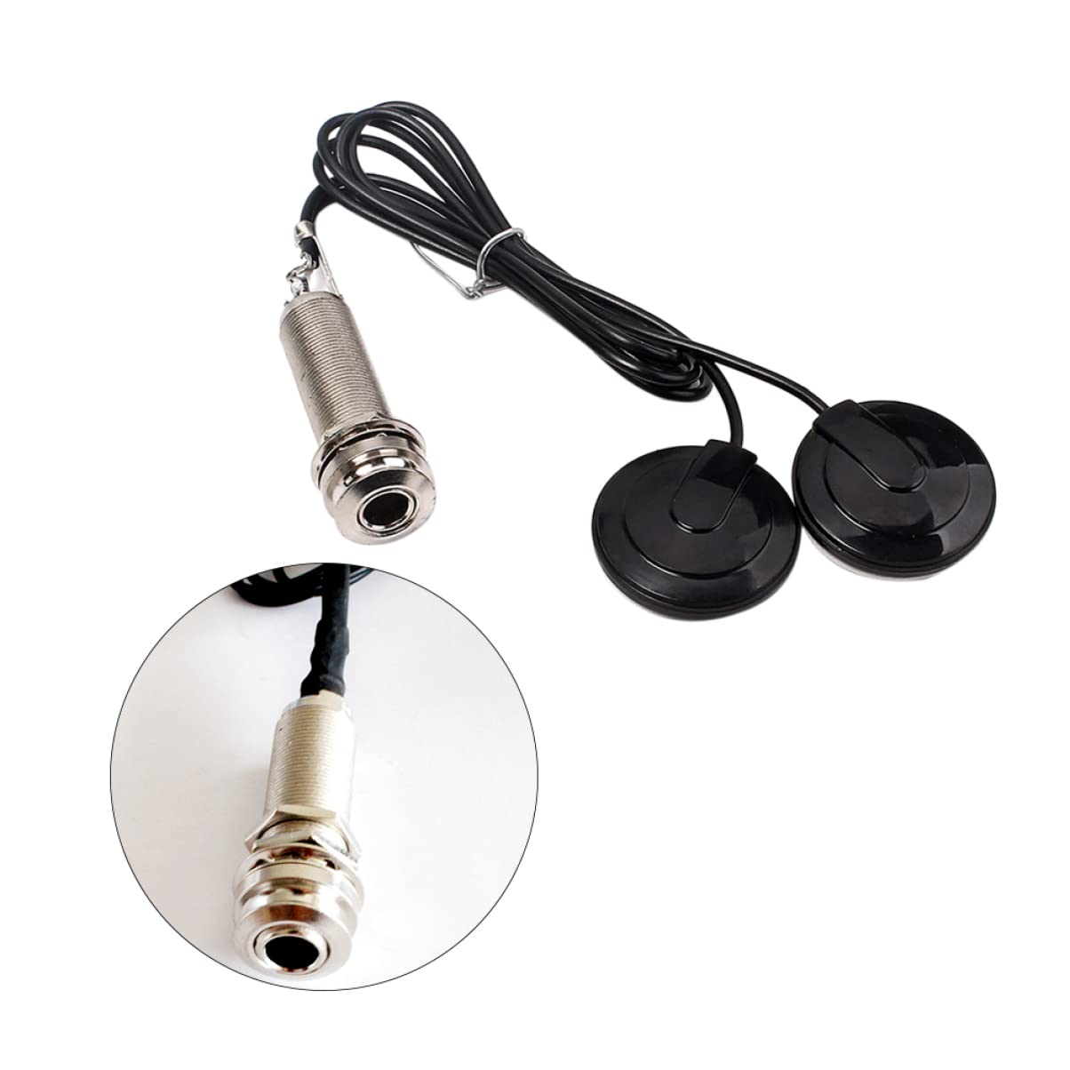 SUPVOX 3 Pezzi Pickup Per Chitarra Elettrica Gmb609 Doppio Pickup Design Silenzioso Endpin Jack Preamplificatore Facile Installazione Accessorio Per Chitarra