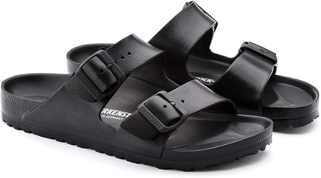 Birkenstock Unisex Arizona Essentials EVA Black Sandals - 44 M EU/13-13.5 B(M) US Women/11-11.5 D(M) US Men