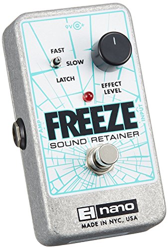 Electro Harmonix Freeze Sound Retainer Pédale pour Guitare électrique Argent - Les Beatles, Paul McCartney, John Lennon, RIngo Starr, George Harrison Electro Harmonix Freeze Sound Retainer Pédale pour Guitare électrique Argent – Image 3