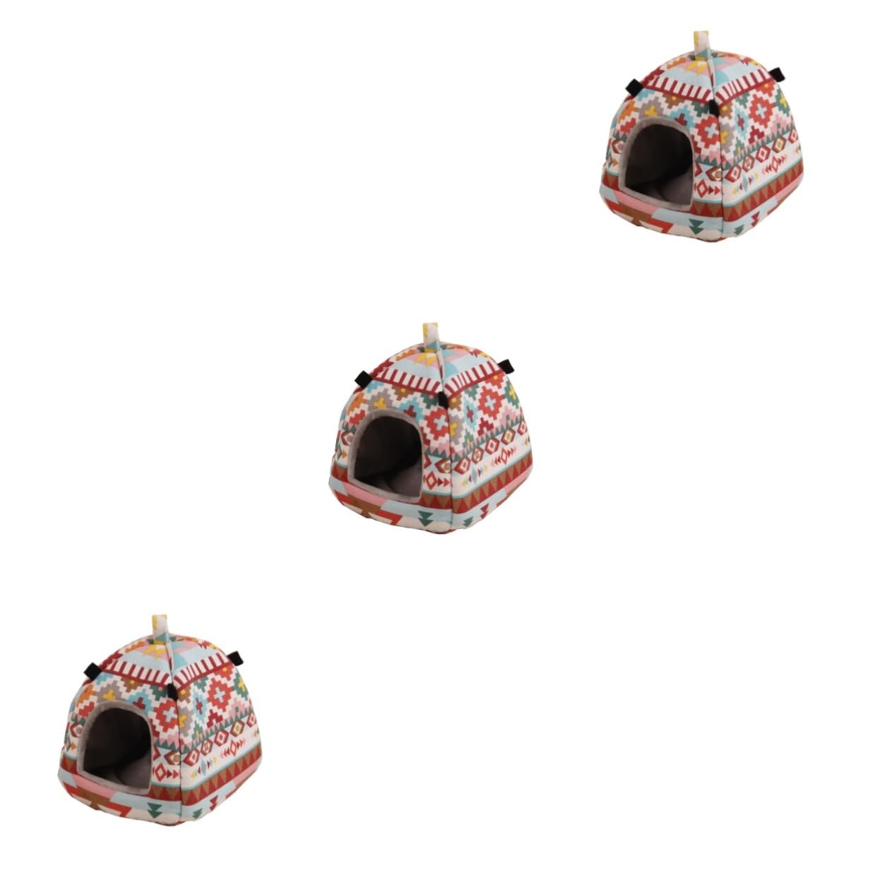 Yardwe 3stücke Guinea Pig Hamster Hausbett Hängematte Für Winter Warmes Nest Für Eichhörnchen Igel Und Chinchilla Große Gemütliche Hängematte Für Kleintiere Leicht Zu