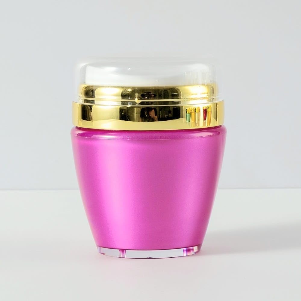 Premium Airless Pump Jar 50ml – Vacuum Dispenser for Face Cream, Lotion & Moisturizer, Refillable Acrylic Leak-Proof Travel Container (Pink)-image-9