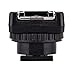 JJC Microphone & LED Light Cold Shoe Adapter Converter for Sony FDR-AX53 AX43 AX45 AX33 AX60 AX100 AX700 HDR-CX675 CX680 CX900 CX400E CX510E CX610E and More Sony Camcorder with Multi Interface Shoe