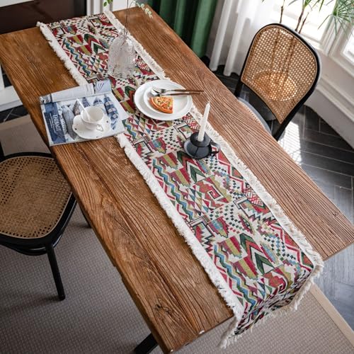 Camino de mesa bohemio geométrico ideal para regalar y decorar eventos únicos 3