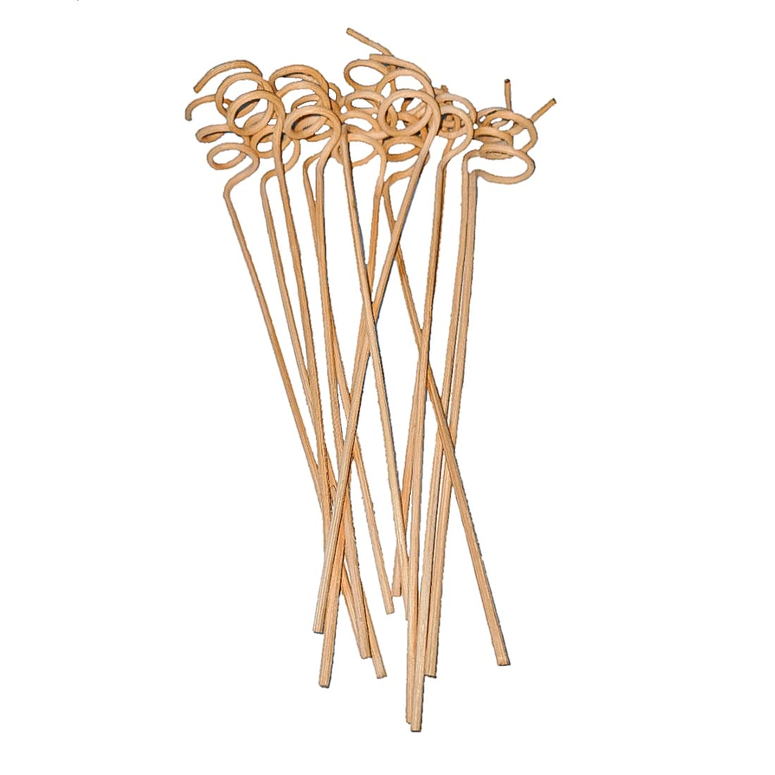 ZAMFONY 10 Piece Spiral Reed Diffuser Sticks, Natural Rattan Wood Sticks 8 inch