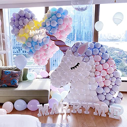 Image of KALOR 10 Inch Pastel Purple Balloons, 100 Pcs Latex Helium Macaron Balloons for Kid's Birthday Party Baby Shower Wedding Graduation Graduation Party Decorations