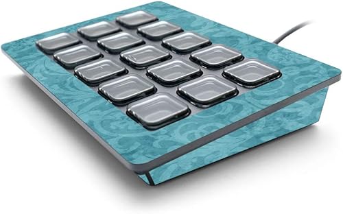 MightySkins Skin para Elgato Stream Deck - Jacquard azul bebé Funda protectora de vinilo duradera y única Fácil de aplicar, quitar y cambiar de