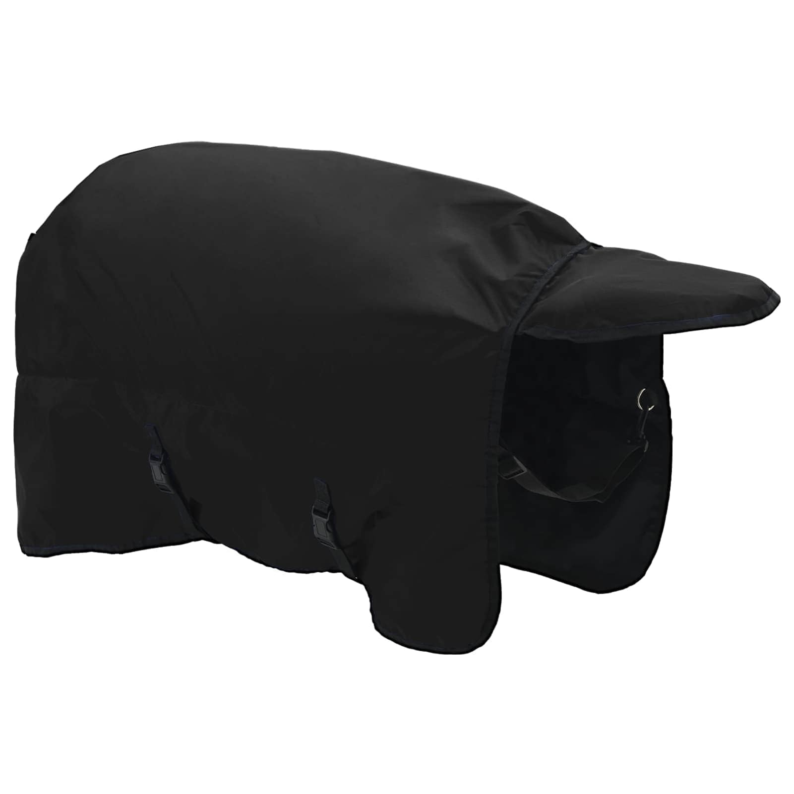 Gecheer Coperta Cavalli Impermeabile, Coperta Equestre Termica Poliestere 155 cm Regolabile per Protezione Scuderia e attività Equestri