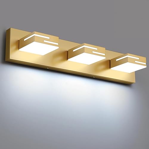 Miniatura 21 de Lámparas LED modernas para tocador de baño, 4 luces, 5CCT, regulables, color negro mate, para accesorios de iluminación de baño sobre espejo