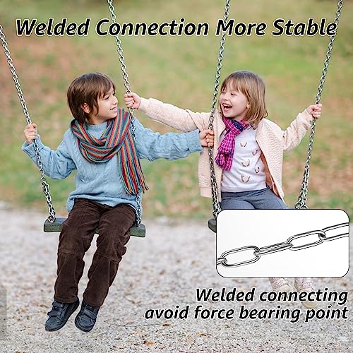 ZOFUN 6 Metres Metal Chain, 3mm Galvanized Heavy Duty Chains Anti-Theft - Image 4