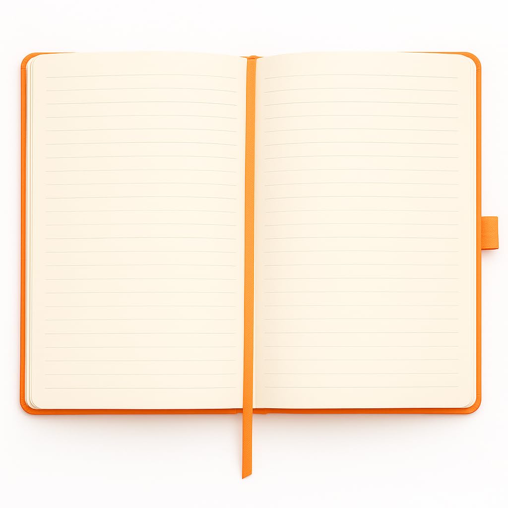 Top Sale A5 Notebook Lined, Minimalist Soft Cover Journal Notebook with Elastic Closure & Ribbon Marker - Image 3