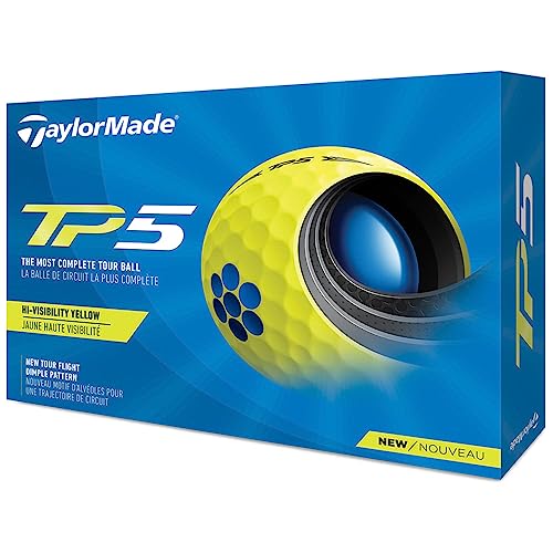 TaylorMade TP5 Yellow Golf Balls