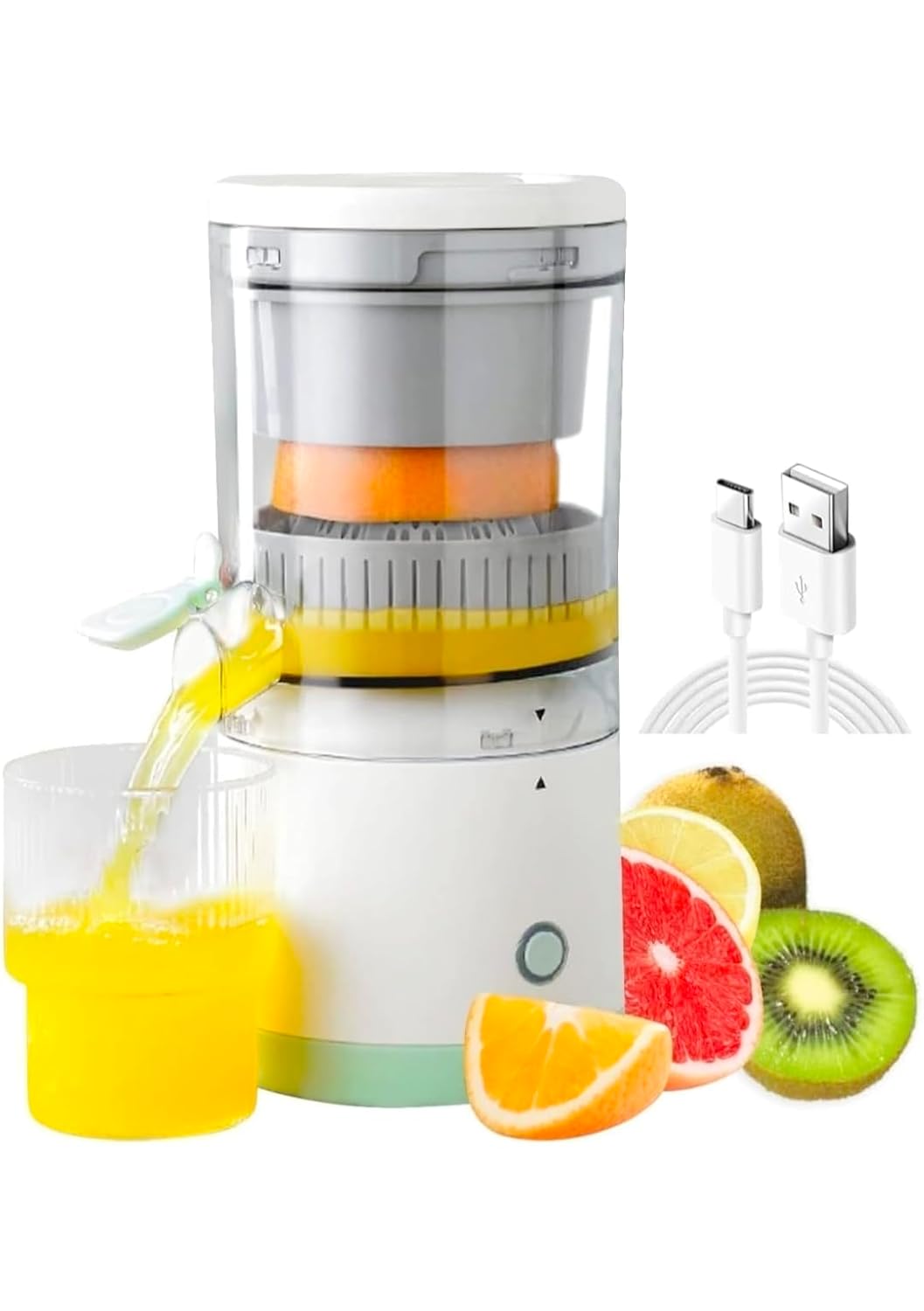 SHIVA MURUGA Electric Citrus Juicer Portable Kitchen Juicer Machines for Orange Grapefruit With USB Chopper for kitchen use (Multicolor) Juicer for home. SHIVA MURUGA Electric Citrus Juicer Portable Kitchen Juicer Machines for Orange Grapefruit With USB Chopper for kitchen use (Multicolor) Juicer for home.