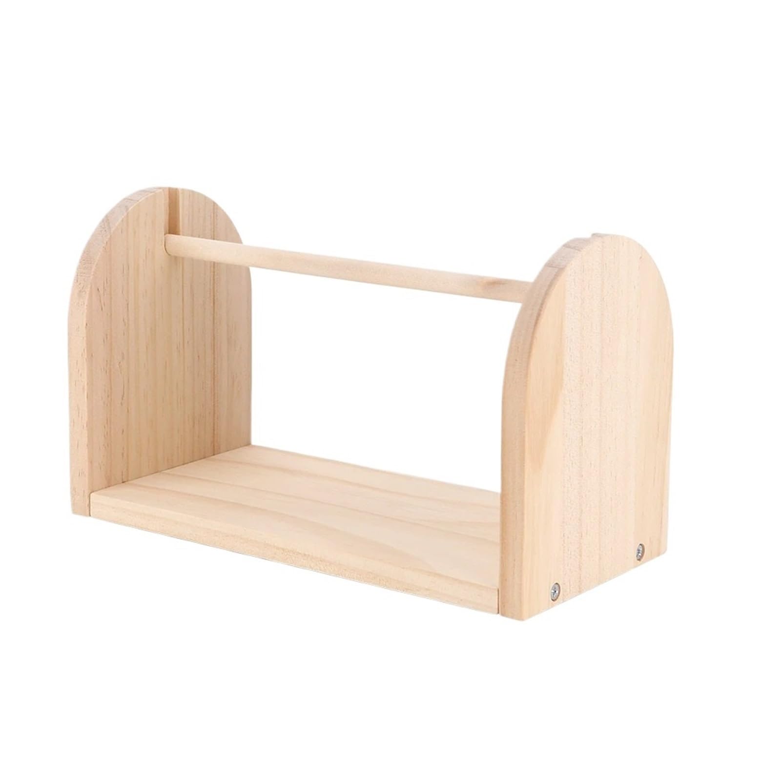 Ovilladora de Madera Portacarretes de hilo madera, estante almacenamiento hilos tejer, Spinner giratorio, marco tejido, herramienta asistencia for y ganchillo DIY, 1 Uds(L-40.5x12x15cm)