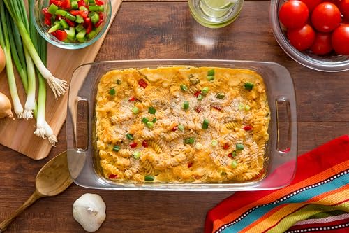 Image of Pyrex Easy Grab 2-Qt Glass Baking Dish with Lid, Tempered Glass Baking Dish with Large Handles, Non-Toxic, BPA-Free Lid, Dishwashwer, Microwave, Freezer and Pre-Heated Oven Safe