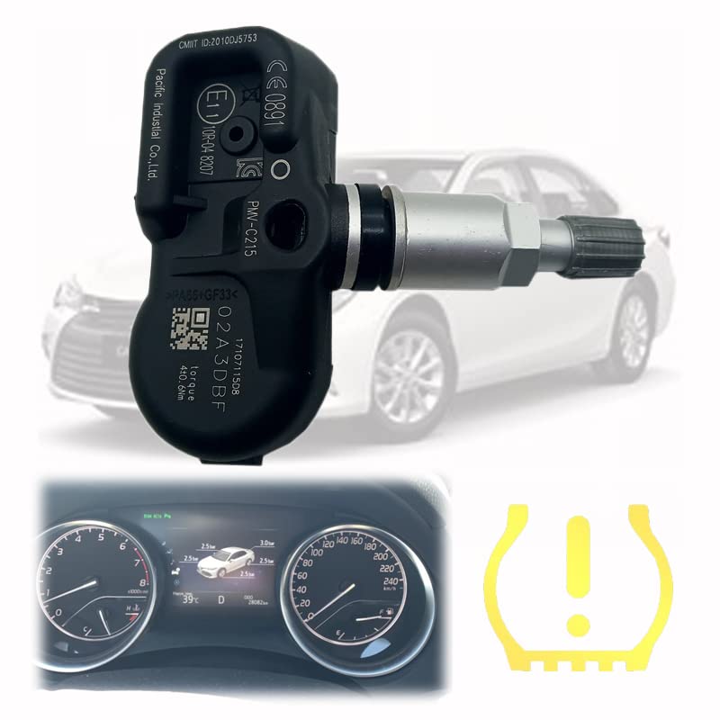 Kit Capteur Pression Pneus Pour Toyota – 4 Valves Métal – Compatible Corolla, C-HR, Land Cruiser – Surveillance TPMS Précise - 7