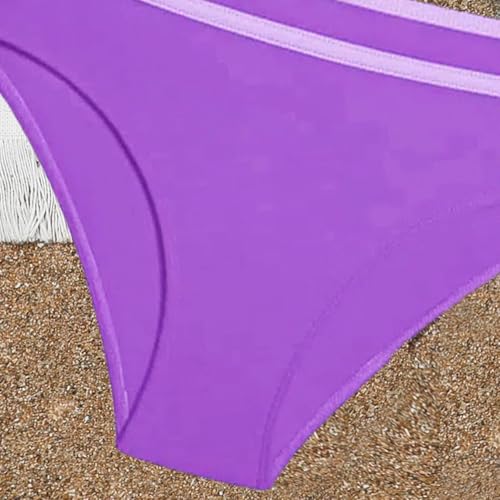 Image of Teen Girls Swimsuit High Waist Sporty Bikini Bathing Suits with Cover Up Skirt and Sunglasses 4 Piece Set 8-15 Years
