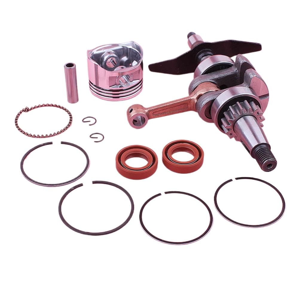 de sello de aceite de anillo de pistón del cigüeñal de 39 mm compatible con piezas de reemplazo del motor GX31 GX31 para la herramienta de jardín del cortacésped del césped mantenimiento del motor peq