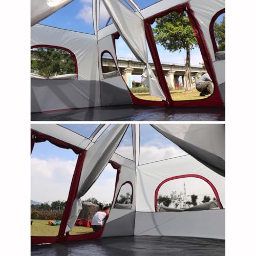 Carpa familiar impermeable para 8-12 personas miniatura 4