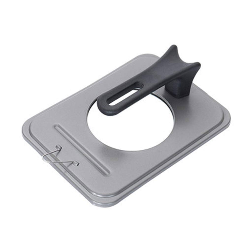 Tapa square 13x18 cm de aluminio vertical para ollas rectangulares y cazuelas square