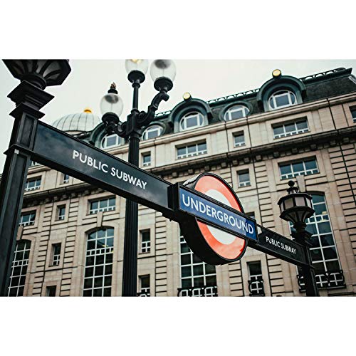 Poster Métro Public Underground Fabulous 91x137cm parfait pour un salon style loft industriel