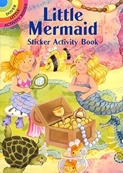 Paperback Little Mermaid Sticker Activity Book (Dover Little Activity Books Stickers) Book