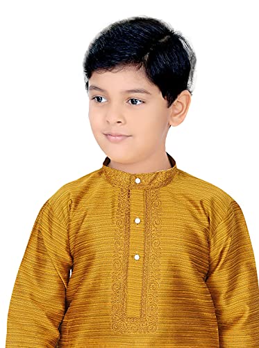 Image of BABA AND BABY Ethnic Wear Kurta Pyjama Set for Kids
