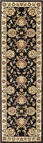 Tapete oriental negro 2'3" x 7'3" Sultan Sarouk