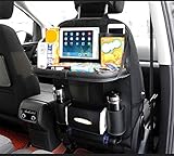 TOCGAMT Car Backseat Organizer with Table for Baby (Black)