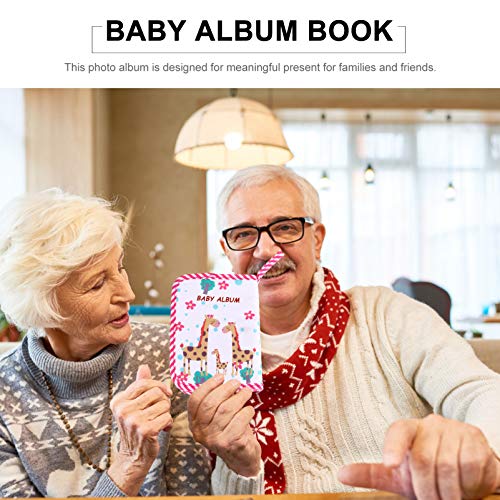 TOYANDONA Álbum de fotos para bebês, álbum de fotos, girafa, álbum de memória, álbum de fotos para r