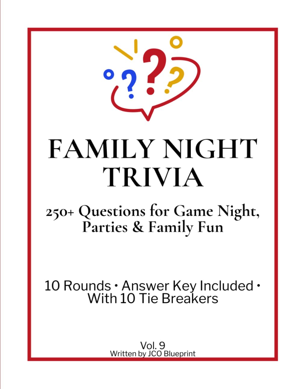 Family Night Trivia Book: 250+ Questions for Game Night, Parties & Family Fun