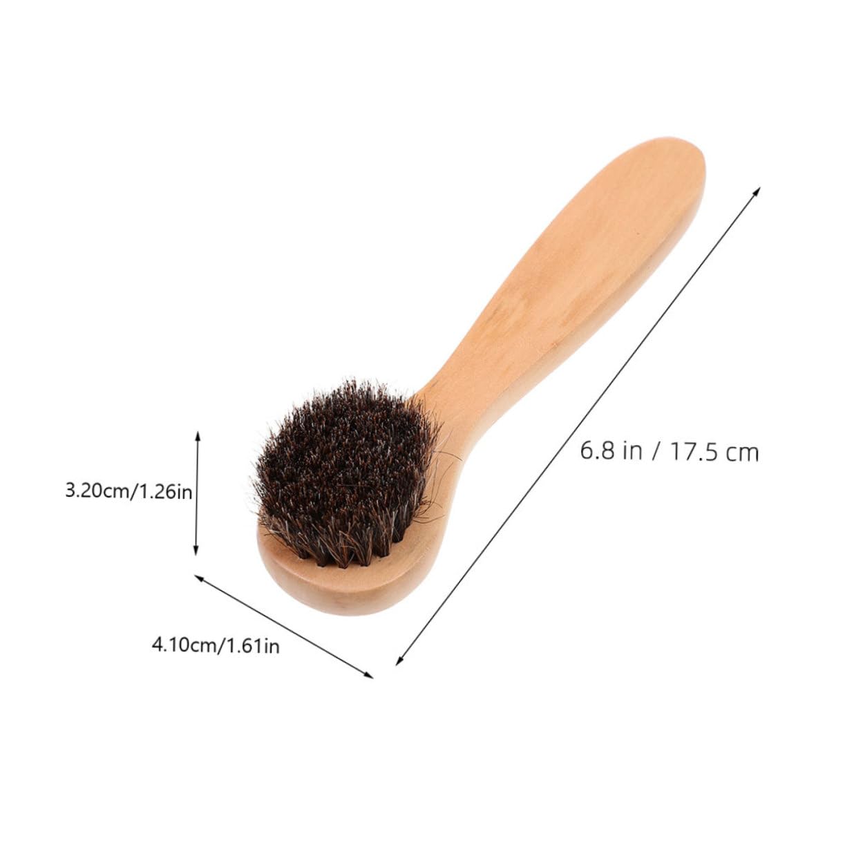 LIFKOME 3Pcs Soft Bristle Facial Cleansing Brush Gentle Skin Care Scrubber with Wood Handle for Makeup Removal and Daily Facial Massage for All Skin