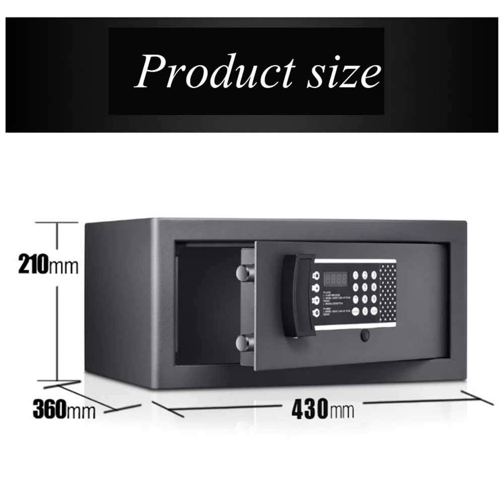 Cassaforte di Sicurezza, Cassette portavalori per Ufficio Cassetta di Sicurezza Cassaforte dell'hotel Casa Piccola cassaforte Password Elettronica Mini cassaforte antifurto in Acciaio Cassef