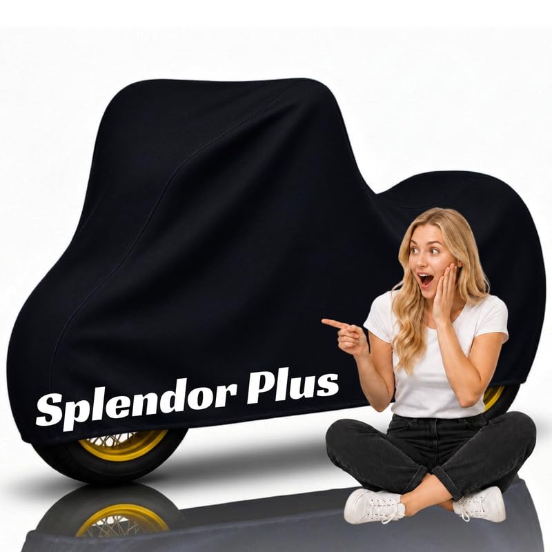 Image of Loving Ultra 100% Waterproof Bike Body Cover for Splendor Bike Cover for Rain & Dust| Dustproof & Scratch Resistant | Two Wheeler Covers with UV Protection, Heat Resistant | All Weather Protection