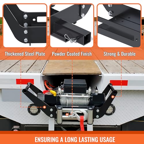 Image of ECOTRIC 10x 4 1 /2 Cradle Winch Mount Mounting Plate 8000-13,000 Lb Capacity