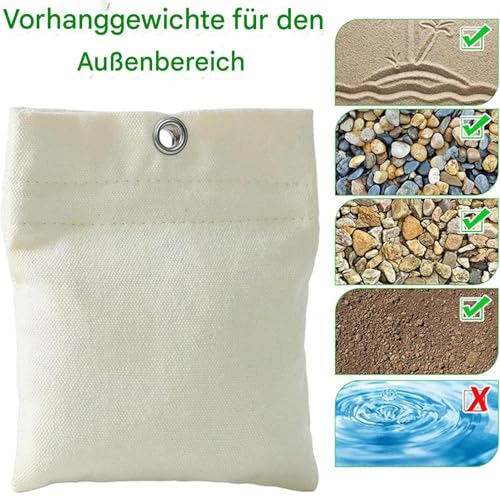 Clip de fixation nappe et rideau lourd avec sac de sable rigide
