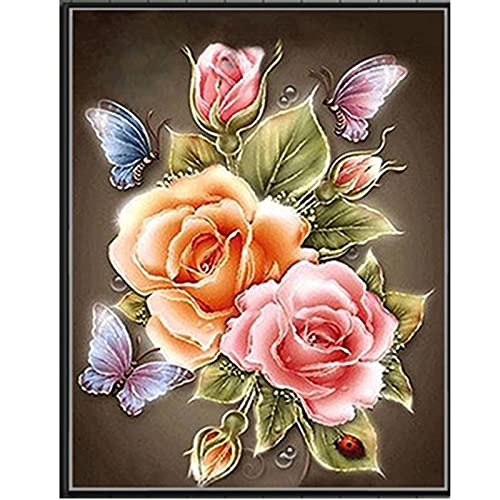 Kit diamant peinture 5D fleur fantôme grand format carré 70x120cm pour décoration