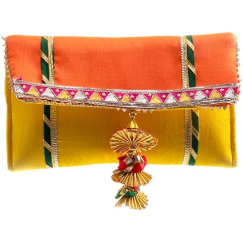 Handmade Gota Pati Clutch Bag for Women Cover