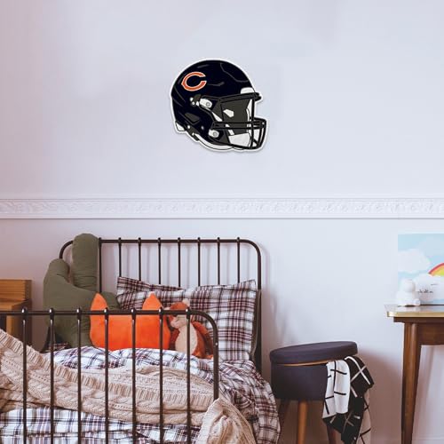 Rico Industries NFL Football Helmet Shape Cut Pennant - Home and Living Room Décor - Soft Felt EZ to Hang - Image 5